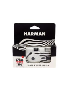 HARMAN single use camera with ILFORD XP2S black and white film